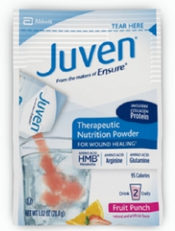 Arginine / Glutamine Supplement Juven® Fruit Punch 28.8 Gram Individual Packet Powder