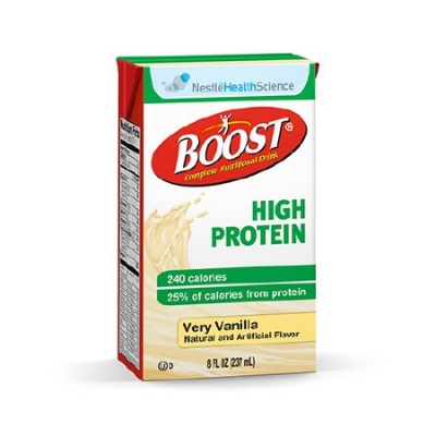 Oral Supplement Boost® High Protein Very Vanilla 8 oz. Carton Ready to Use